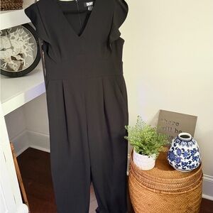 DKNY Elegant Black Jumpsuit